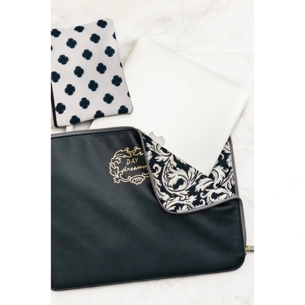 Molly Hatch Padded Laptop Bag with Storage Pouch